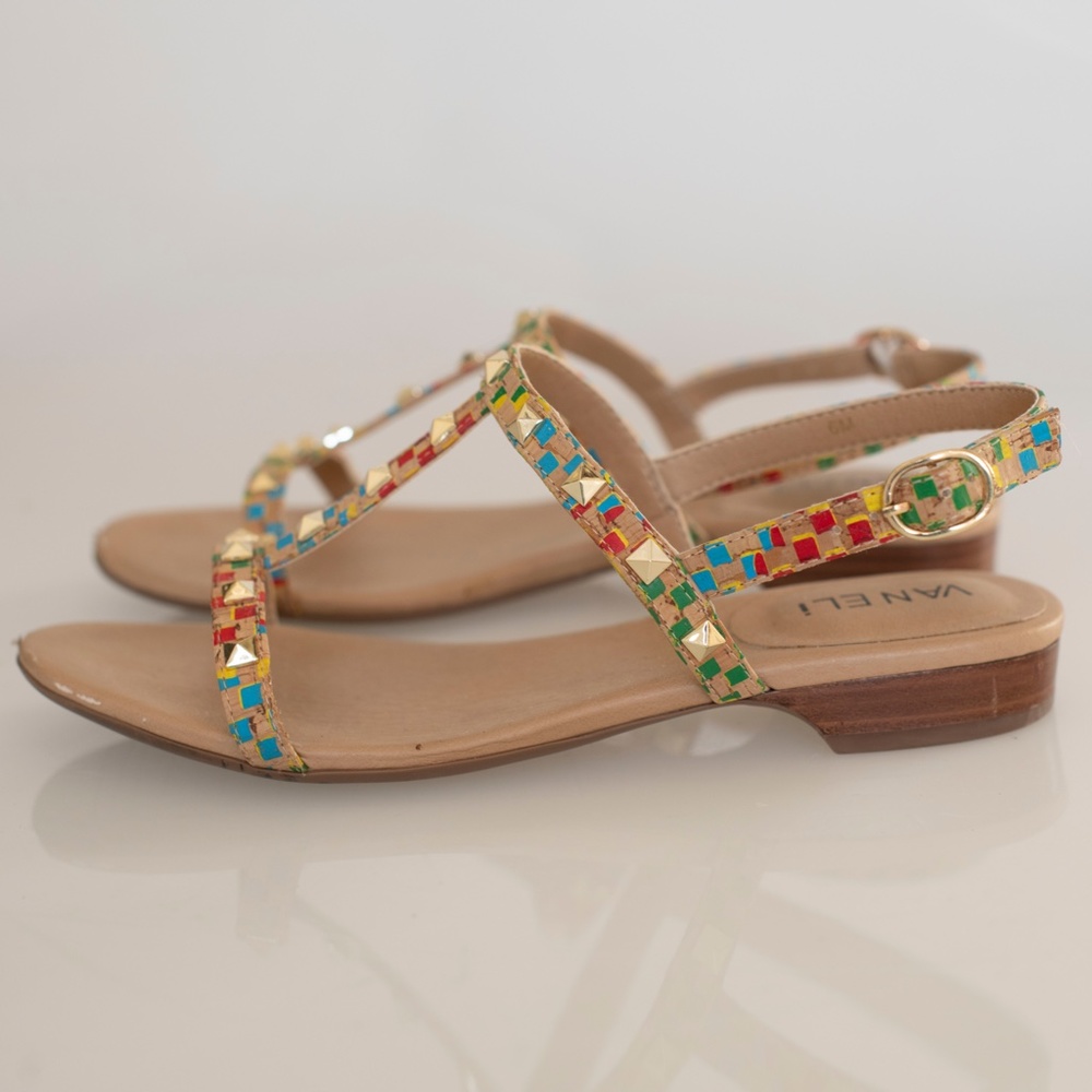 Vaneli woman's studded flat